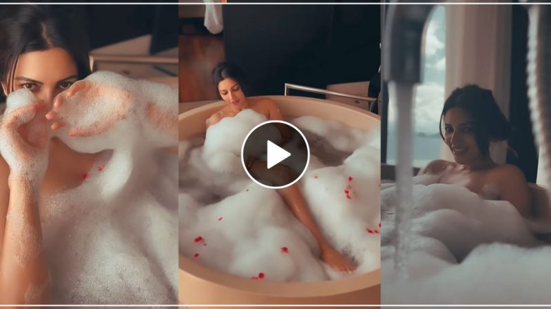 बाथटब में शमा सिकंदर का नहाते हुए खूबूरती बिखेरती हुए वीडियो आग की तरह फैला, दिखा हॉट फिगर- video