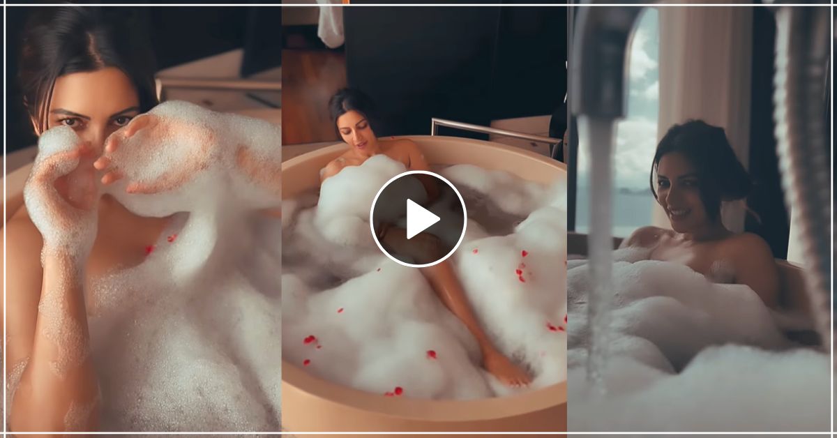 बाथटब में शमा सिकंदर का नहाते हुए खूबूरती बिखेरती हुए वीडियो आग की तरह फैला, दिखा हॉट फिगर- video