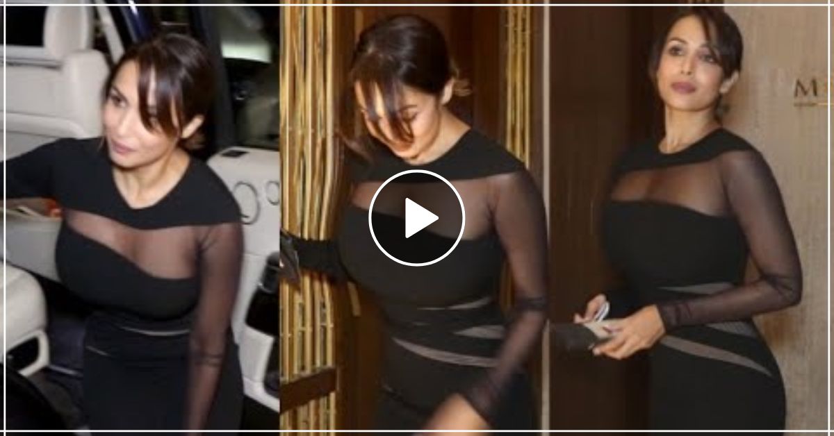 मलाइका अरोड़ा ने ब्लैक जालीदार ड्रेस पहन कर उड़ाए सबके होश, दिखाया बोल्ड अवतार- वीडियो वायरल