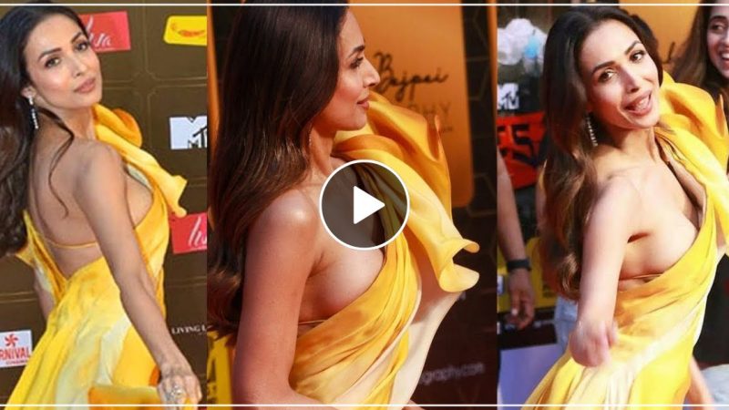 कैमरे के सामने मलाइका अरोड़ा ने पहना इतना खुला ड्रेस, गई ऊप्स मोमेंट का शिकार- वायरल हुआ वीडियो